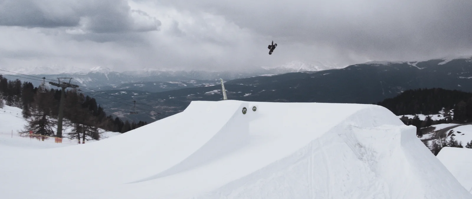 snowboarder flying through the air